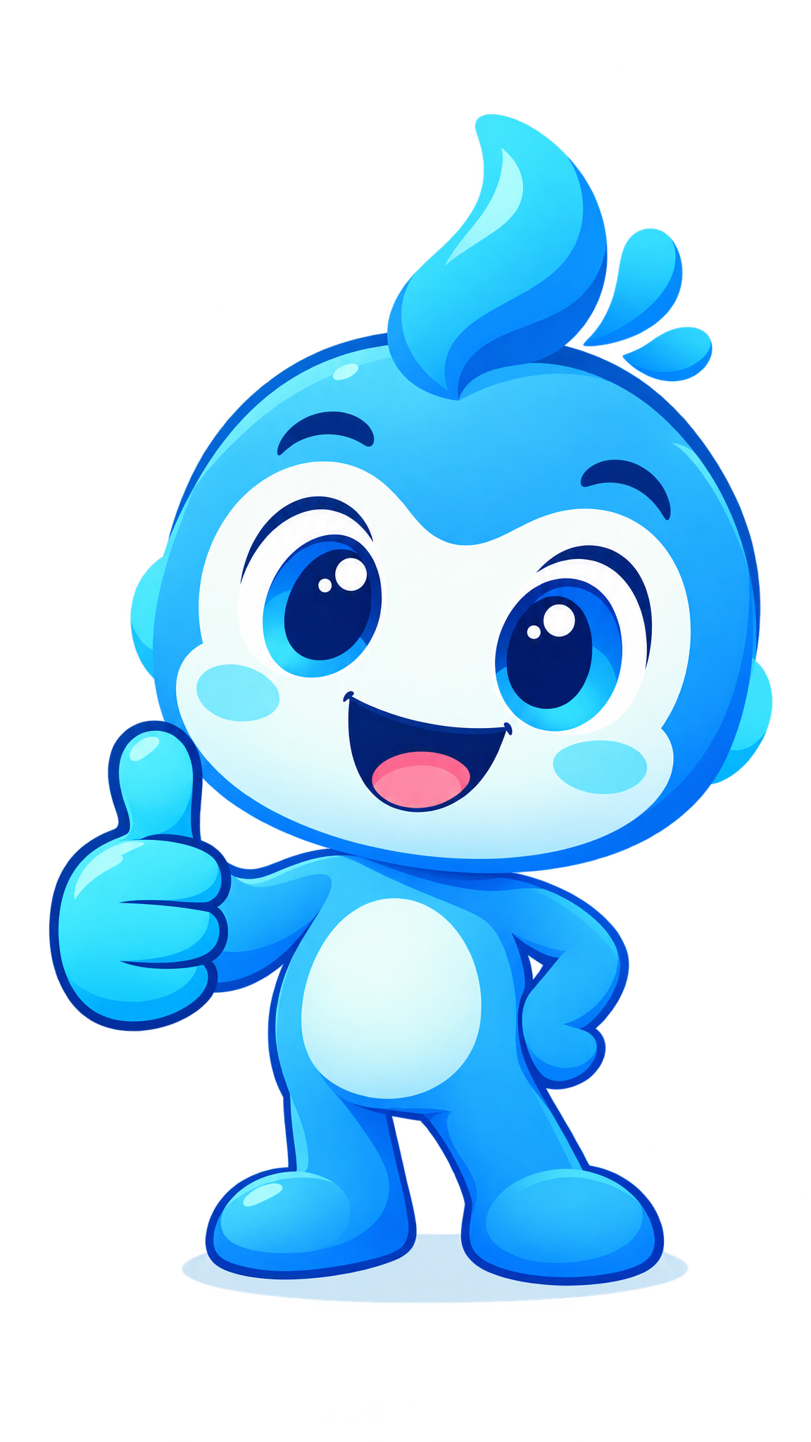 AndWhat mascot giving a thumbs up
